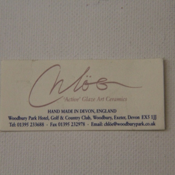 Chloe Mansell Handmade Ceramic Art Vintage Cuff Li - Picture 3 of 5